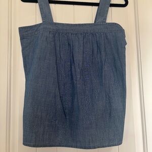 Gap chambray top xs